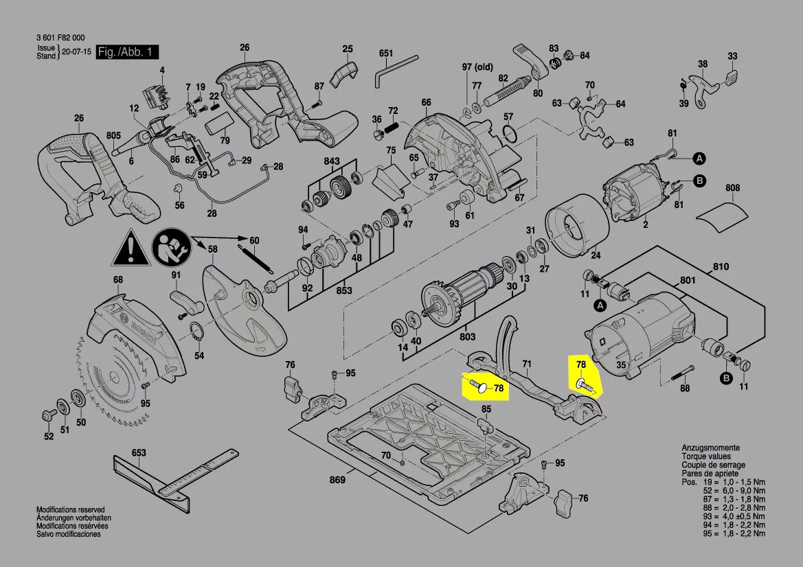 vis réf. 1 619 P09 218 Bosch